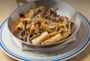 Drivu Creamy Truffle Rigatoni with Tenderloin 