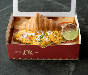 Drivu Croissant with Scrambled Egg and Feta