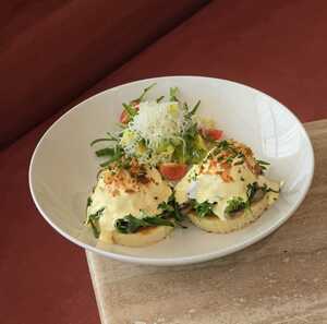 Drivu Mushroom Egg Florentine