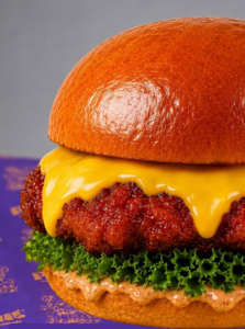 Drivu Spicy Honey Crunch Chicken Burger