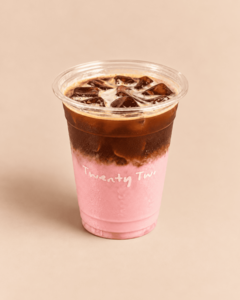 Rose Latte  - Twenty Two Cafe sharjah