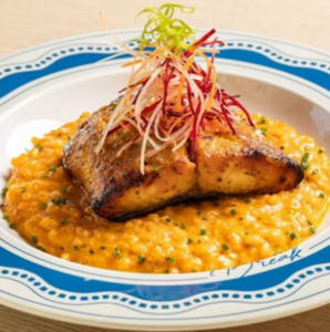 Drivu Black Cod with Smoked Risotto