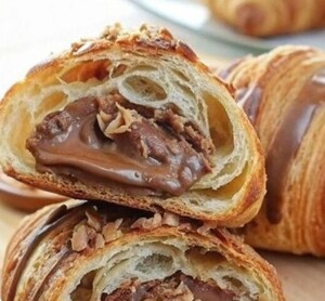 Nuttela Croissant - Cinnamon Taste Cafe  sharjah