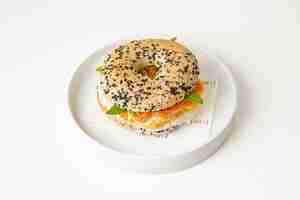 Salmon Bagel - Frontyard abu-dhabi