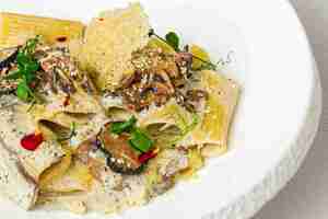Truffle Rigatoni Pasta - Frontyard abu-dhabi