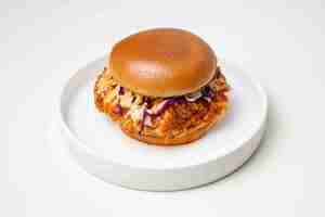 Buffalo Chicken Burger - Frontyard abu-dhabi