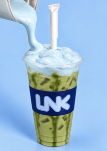 Iced SugarFree Matcha  - Lnk Cafe dubai