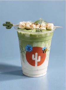 Marshmallow Matcha - Ghaya Cafe dubai
