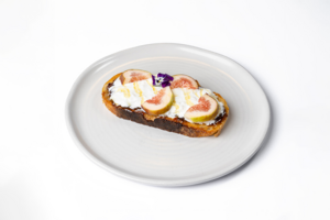 Organic Fig & Burrata Toast - Farmers Coffee dubai