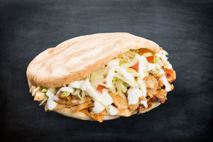 Drivu Shawarma chicken sandwich