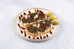 Labneh Zaatar Toast - Para Specialty Coffee abu-dhabi
