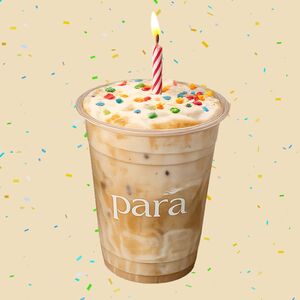 Drivu Birthday Latte