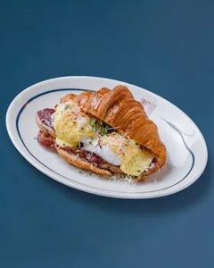 Eggs Benedict - Wave Cafe abu-dhabi