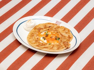 Egg & Cheese Paratha - Wave Cafe abu-dhabi