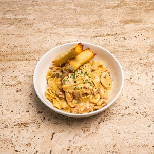 Fettuccini Lemon Chicken - PEAK Lounge ras-al-khaimah