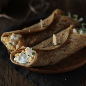 Drivu Scrambled Egg Rolls
