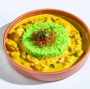 Drivu Green Rice with Curry