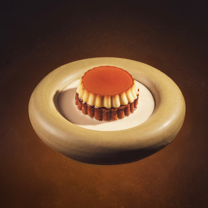 Creme Caramel Toast - TRIO dubai