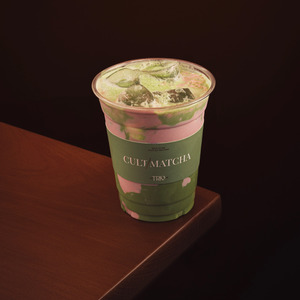Marble Strawberry Matcha by CULT/MATCHA - TRIO dubai