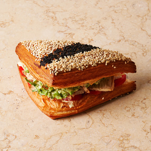 Smoked Turkey Croiswich - Flaky Pastry dubai