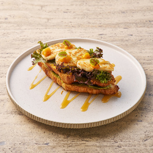 Mango Halloumi Croiswich - Flaky Pastry dubai