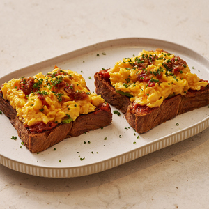 Shakshouka Avocado Scramble - Flaky Pastry dubai