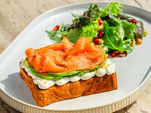 Smoked Salmon & Herbed Cream Cheese - Flaky Pastry dubai