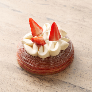Strawberries & Cream - Flaky Pastry dubai