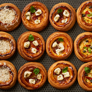 Mini Croissant Pizza Box (18pcs) - Flaky Pastry dubai