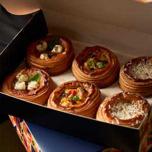 Mini Croissant Pizza Box (6pcs) - Flaky Pastry dubai