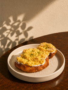 Croissant Scrambled Egg Sandwich - Como Lounge Dubai dubai