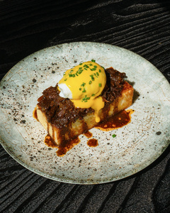 Drivu BBQ Oxtail Benedict