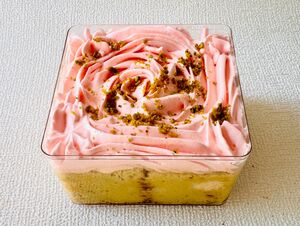 Drivu Rose Pistachio Milk Cake 