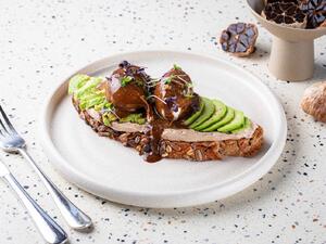 Drivu Black Garlic Avo Toast