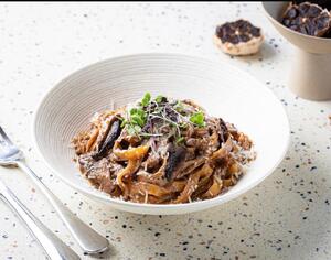 Black Garlic Pasta - From Scratch by The Coffee Lab dubai