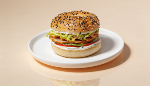 Drivu Avocado Turkey Bagel