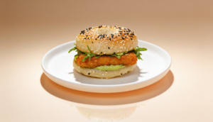 Drivu Halloumi Pesto Bagel