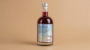 Iced Hibiscus Bottle (750ml) - Around The Block al-dhaid