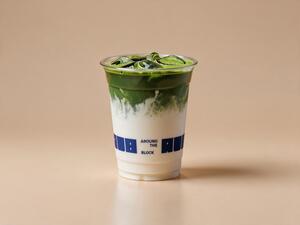 Iced Matcha Latte  - Around The Block al-dhaid