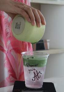 Coconut Cloud Matcha  - Att Cafe dubai