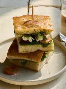 Drivu Burrata & Pistachio Pesto Focaccia