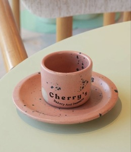 Drivu Cherry’s Espresso Cup and Saucer -Matte Edition