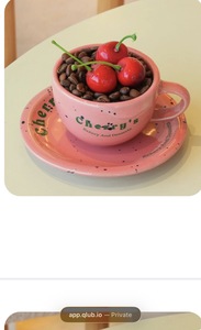 Drivu Cherry’s Cappuccino Cup and Saucer —Glossy Edition