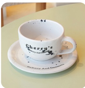 Drivu Cherry’s Cappuccino Cup and Saucer — Matte Edition