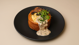 Drivu Mushroom and Egg Croissant