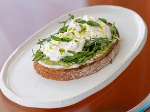 Burrata On Toast - Late Lounge dubai