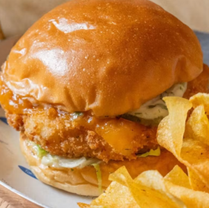 Drivu Golden Catch Fish Burger