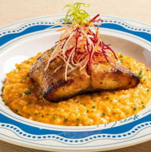 Black Cod with Smoked Risotto - Break by Mara sharjah