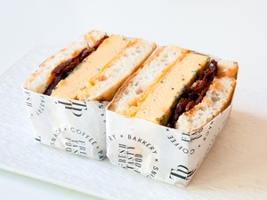 Egg and Bacon Focaccia - The Perfect Time TPT sharjah