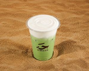 Salted Vanilla Matcha  - Haseed Cafe dubai